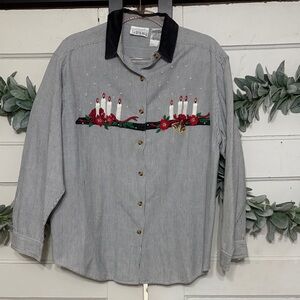 Vintage Casey & Max Holiday Top